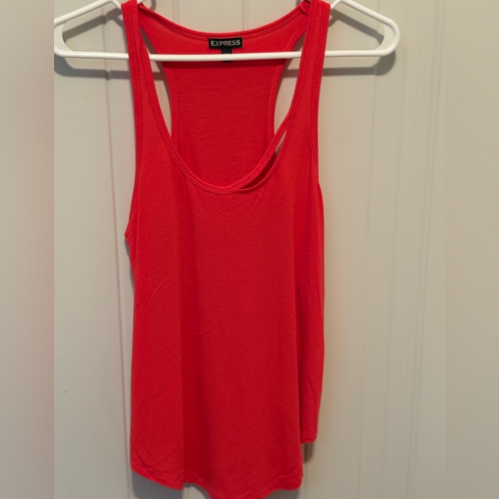 Express Women's red Tank Top